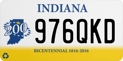 IN license plate 976QKD