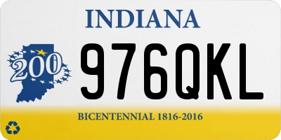 IN license plate 976QKL