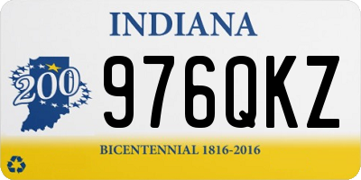 IN license plate 976QKZ