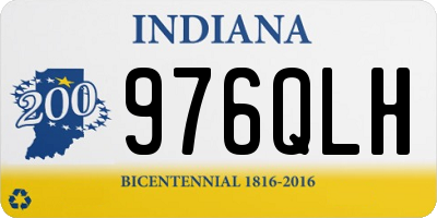 IN license plate 976QLH