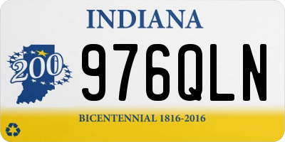 IN license plate 976QLN