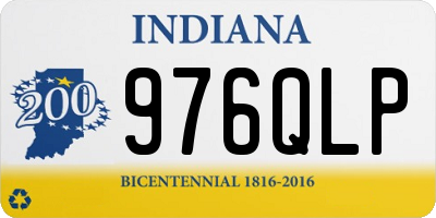 IN license plate 976QLP