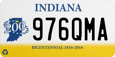 IN license plate 976QMA