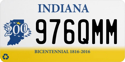 IN license plate 976QMM