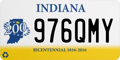IN license plate 976QMY