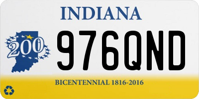 IN license plate 976QND