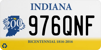 IN license plate 976QNF