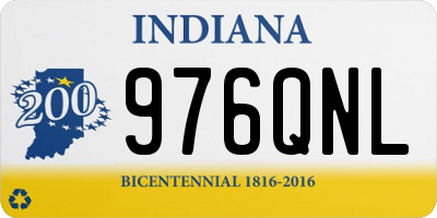 IN license plate 976QNL