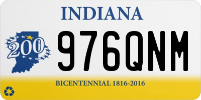 IN license plate 976QNM