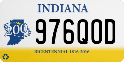 IN license plate 976QOD