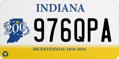IN license plate 976QPA