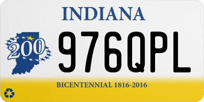 IN license plate 976QPL