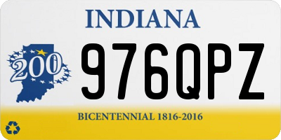 IN license plate 976QPZ