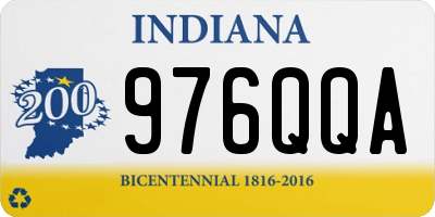 IN license plate 976QQA