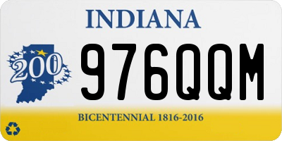 IN license plate 976QQM