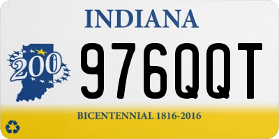 IN license plate 976QQT