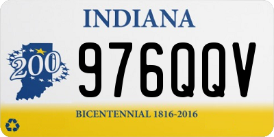 IN license plate 976QQV
