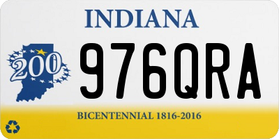 IN license plate 976QRA