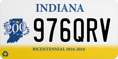 IN license plate 976QRV