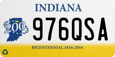 IN license plate 976QSA