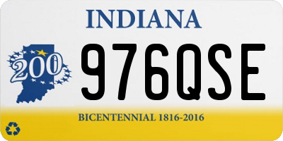 IN license plate 976QSE