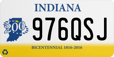 IN license plate 976QSJ