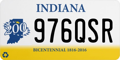 IN license plate 976QSR