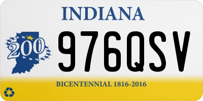 IN license plate 976QSV