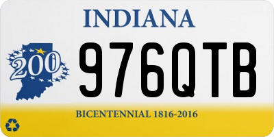 IN license plate 976QTB
