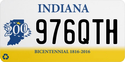 IN license plate 976QTH