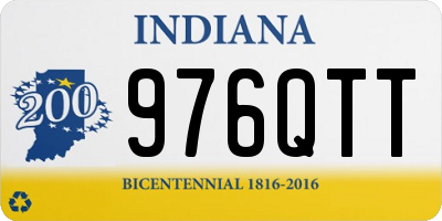 IN license plate 976QTT