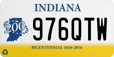 IN license plate 976QTW