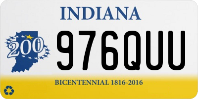 IN license plate 976QUU