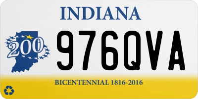 IN license plate 976QVA