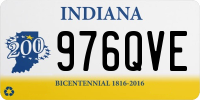 IN license plate 976QVE