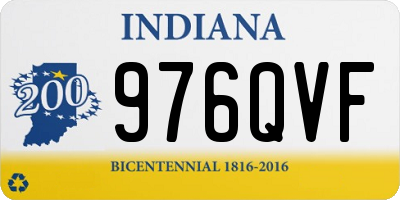 IN license plate 976QVF