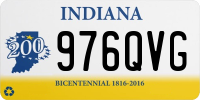 IN license plate 976QVG