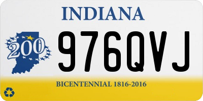 IN license plate 976QVJ