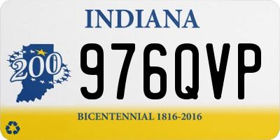 IN license plate 976QVP