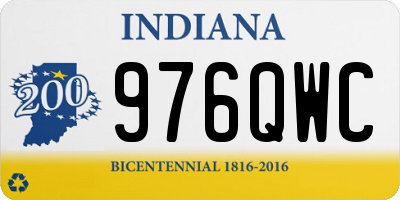 IN license plate 976QWC