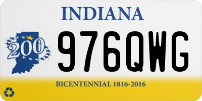 IN license plate 976QWG