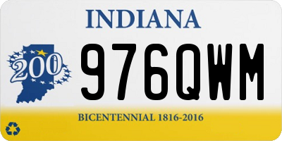 IN license plate 976QWM