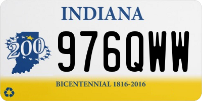 IN license plate 976QWW