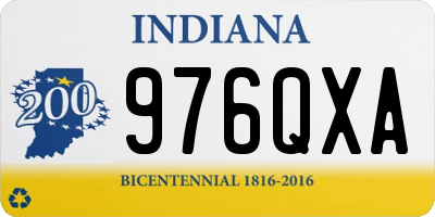 IN license plate 976QXA