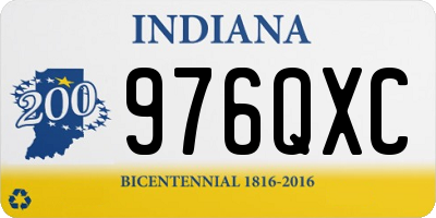 IN license plate 976QXC