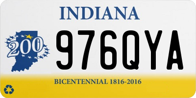 IN license plate 976QYA