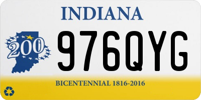 IN license plate 976QYG