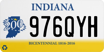 IN license plate 976QYH