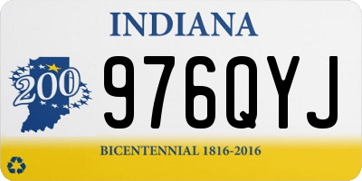 IN license plate 976QYJ