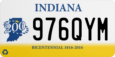 IN license plate 976QYM